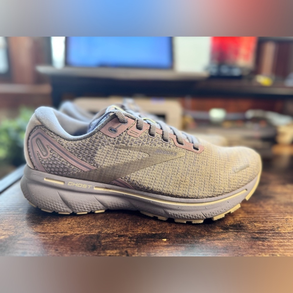 Brooks Ghost 14 Women's Running Shoes - Blue/Yellow - Size 9